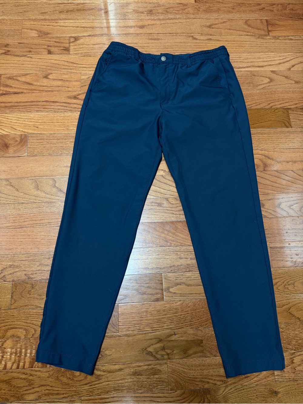 Marc New York Men’s Commuter Navy Pants Four Way Stretch Slim Fit Size 38x34